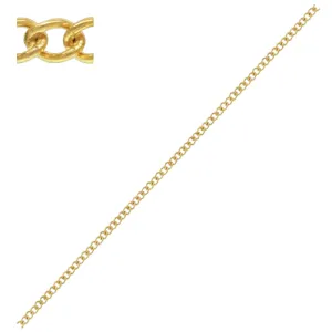 🆕 Curb Chain in 14ct Yellow Gold Filled (2.0mm x 1.5mm)  - PER CENTIMETRE