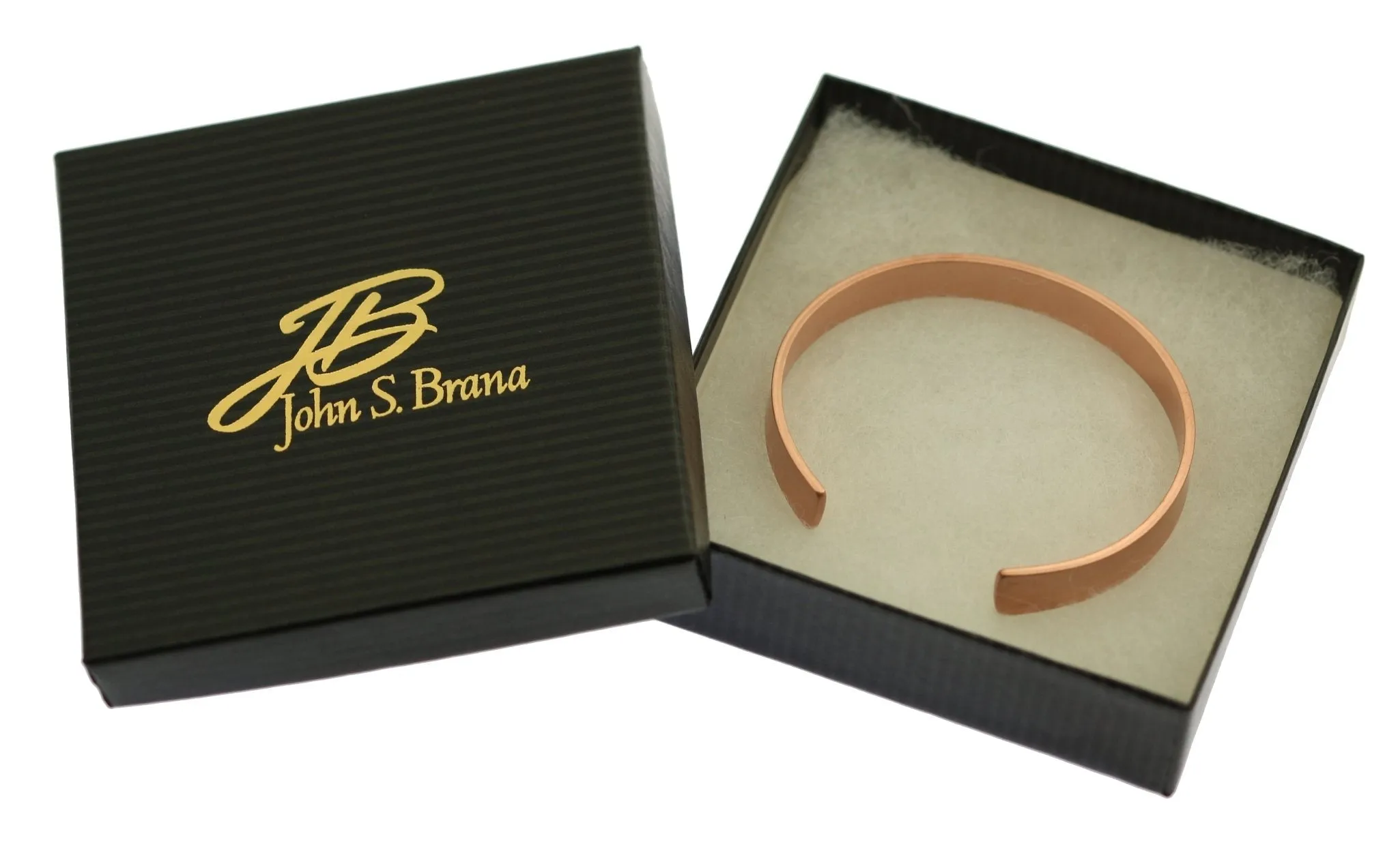 10mm Wide Brushed Copper Cuff Bracelet