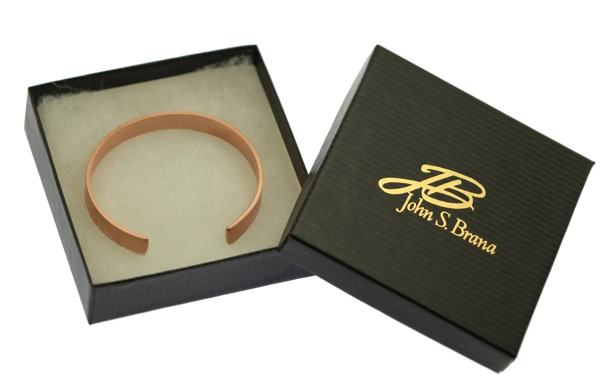 10mm Wide Brushed Copper Cuff Bracelet