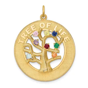 14k Yellow Gold Tree Of Life Pendant
