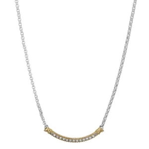 14KY/SS DIAMOND NECKLACE