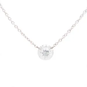 18k White Gold Diamond Pendant