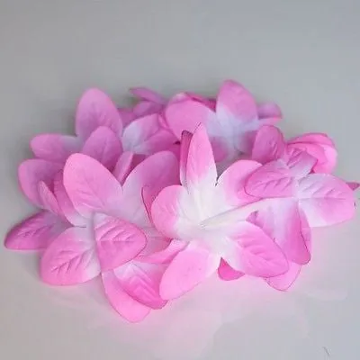 2 Hawaiian Orchid Crown Lei Flower Lei Pink Purple Red Orange Violet Luau