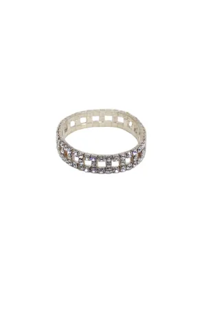 2 Row Small Sqaure Bracelet