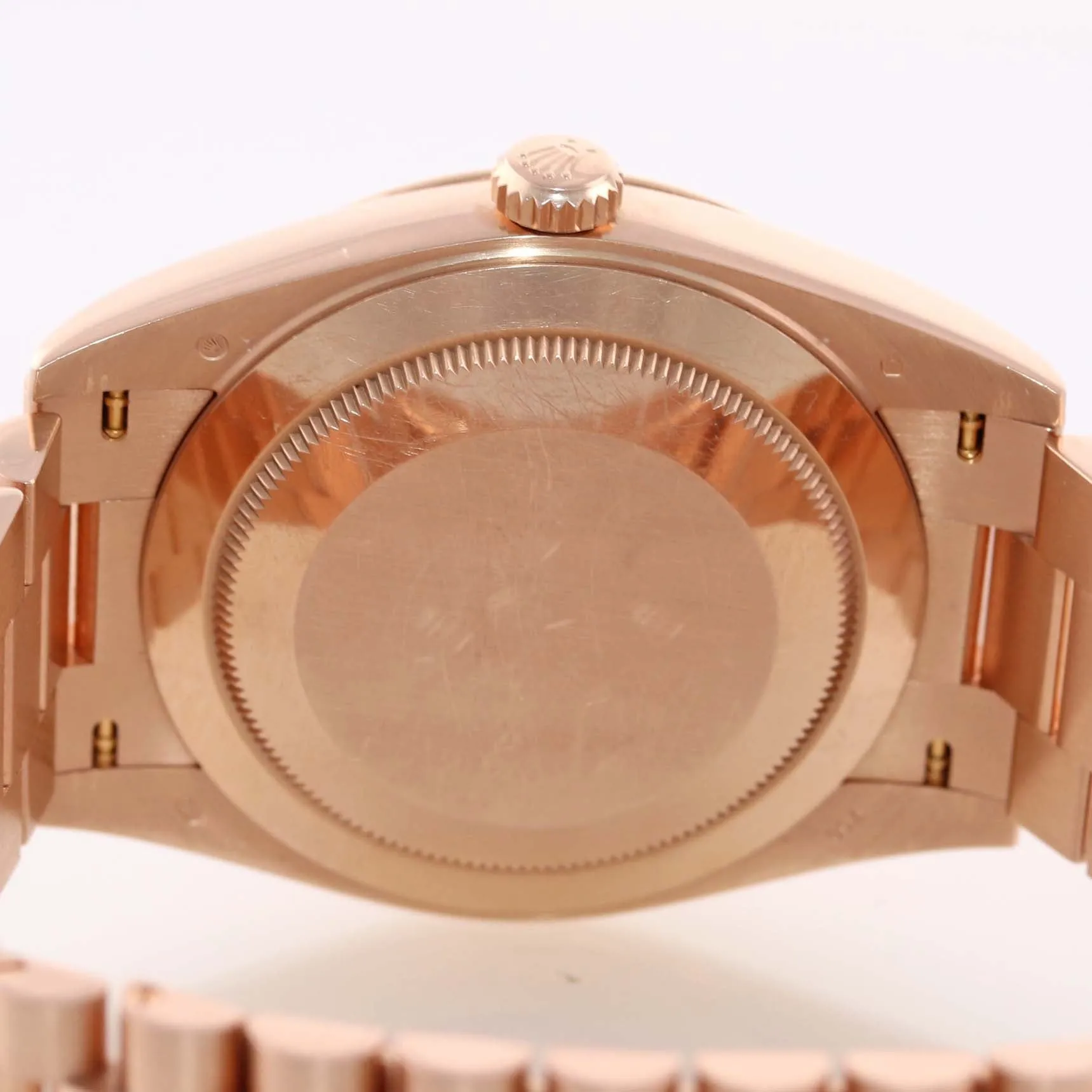 2019 Rolex Day Date 40 18k Rose Gold President Chocolate Motif 228235 Watch Box