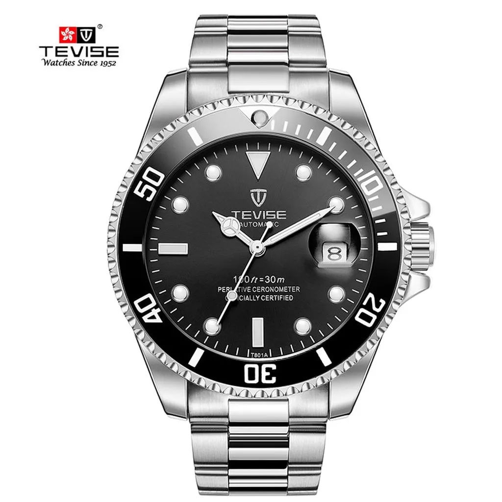 2020 Tevise Top Brand Men Mechanical Watch Automatic Date Fashion Wristwatches Sport Gold Clock Relogio Masculino Drop Shipping