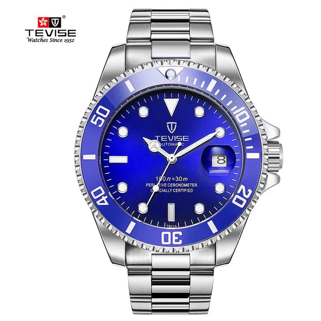 2020 Tevise Top Brand Men Mechanical Watch Automatic Date Fashion Wristwatches Sport Gold Clock Relogio Masculino Drop Shipping