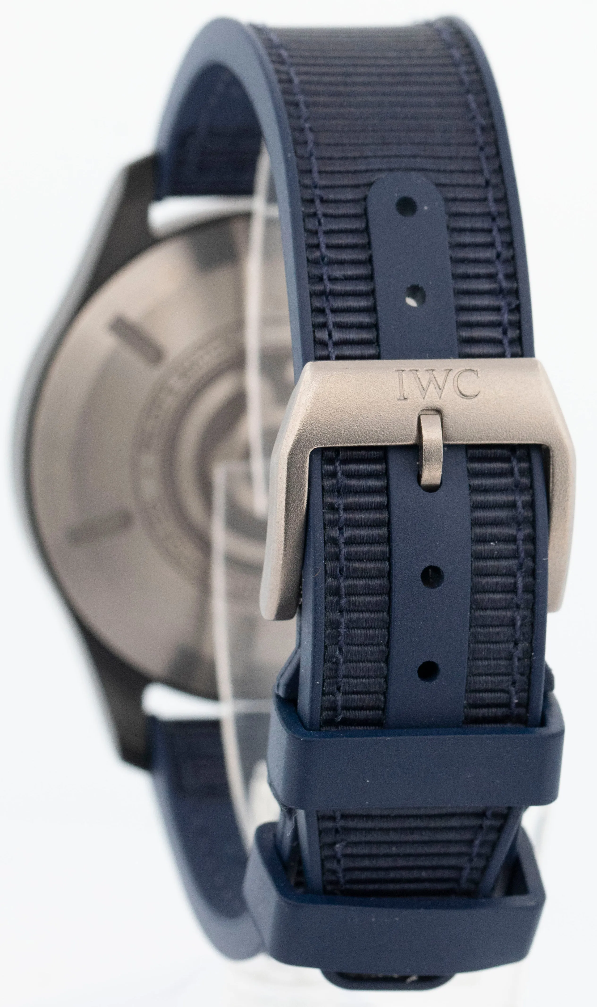 2023 PAPERS IWC Pilot TOP GUN Black Ceramic Blue Watches@ IW326904 41mm BOX