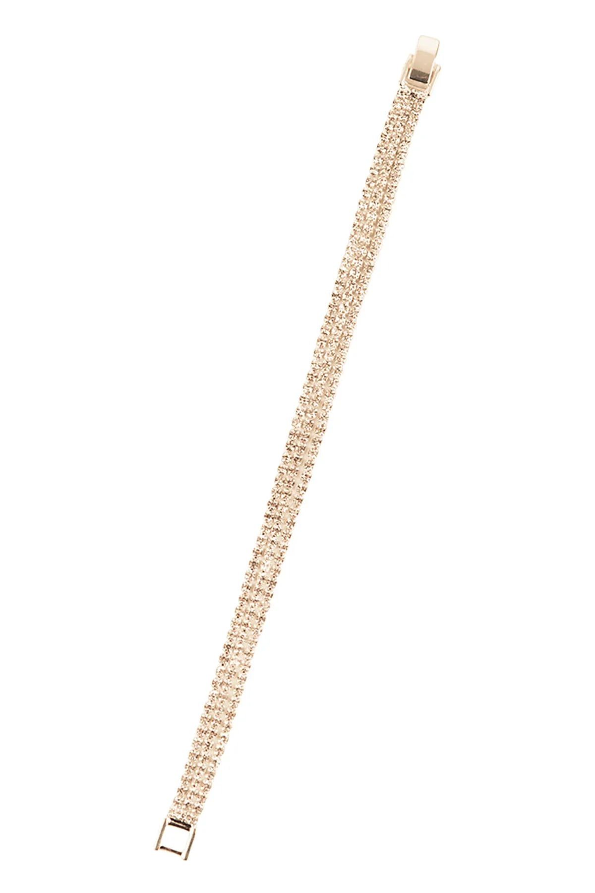 3 ROW 2MM RHINESTONE BRACELET