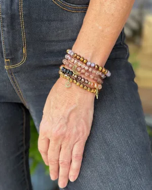 A CHARMED LIFE STACKED BRACELET - SET OF 5