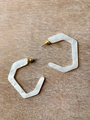 Acrylic Geometric Hoops