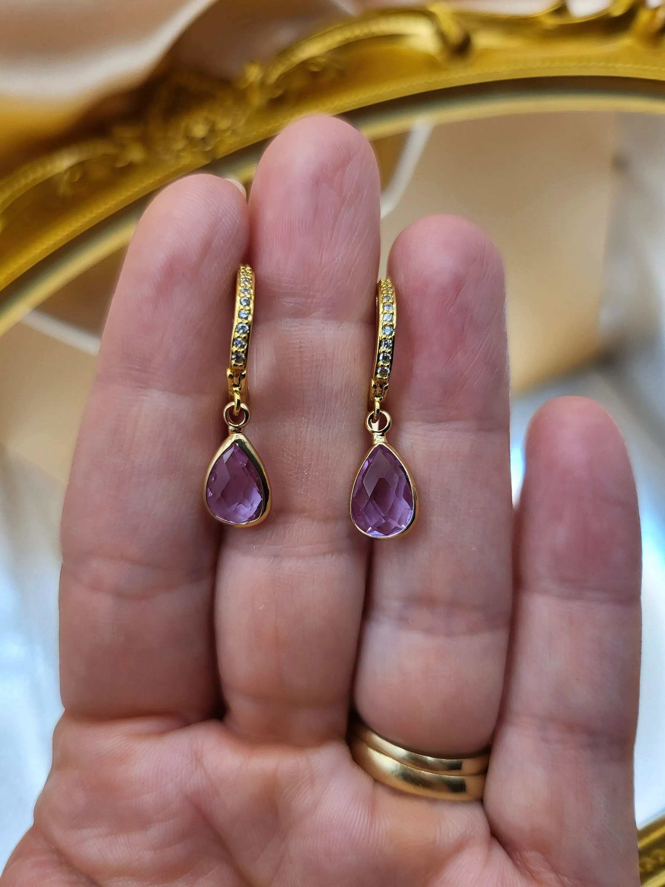 ADD Your Birth Stone , Crystal Birth Month Charm , Minimal Dainty Jewelry.