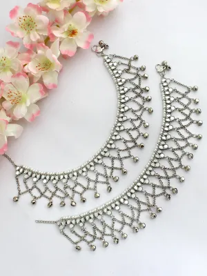 Aisha Mirror Anklet payal