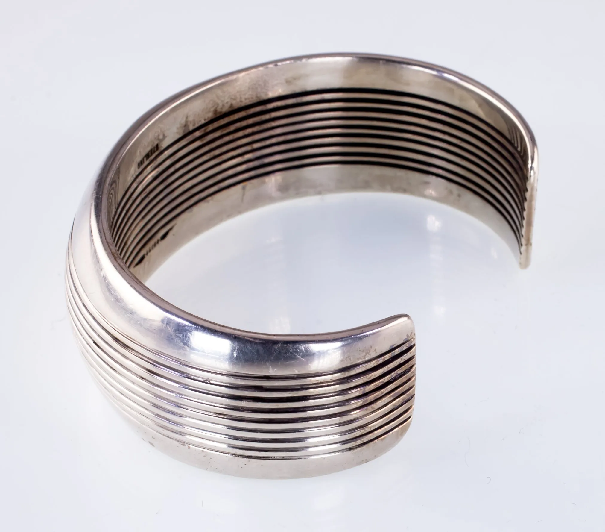 Allison Snowhawk Lee Sterling Silver Cuff Bracelet