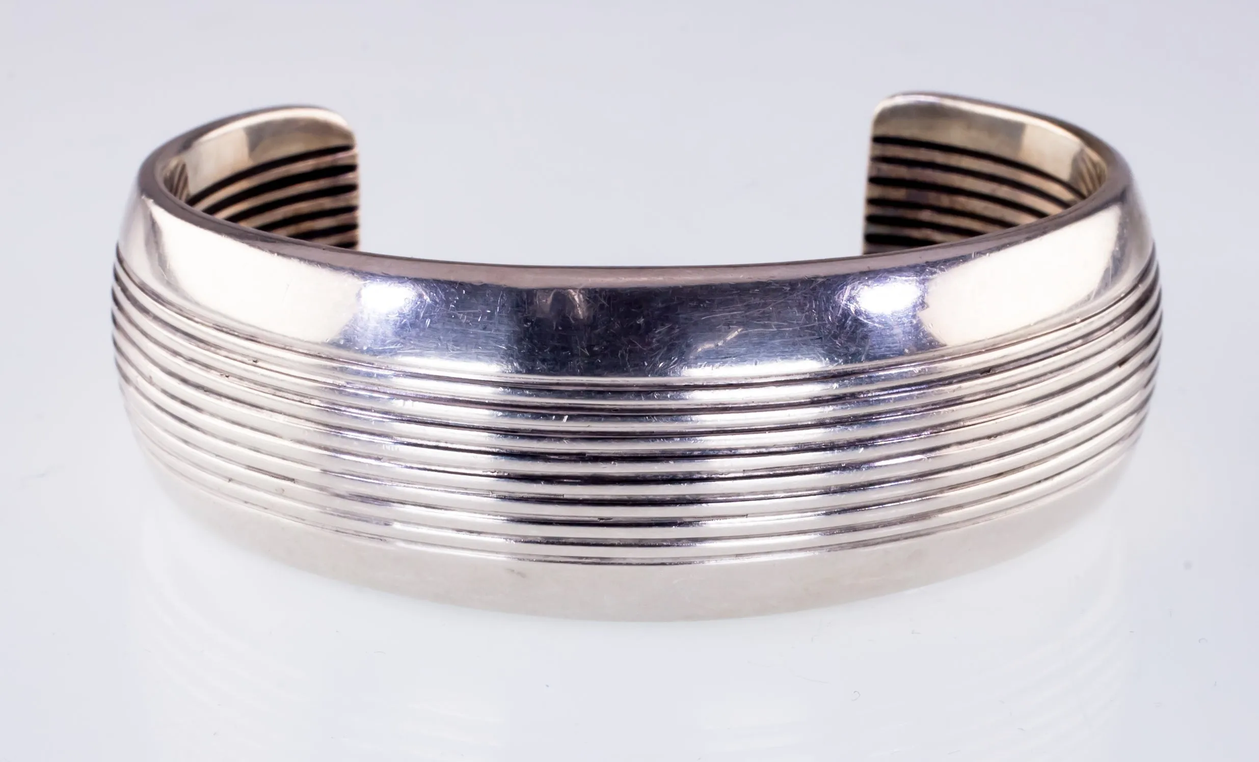 Allison Snowhawk Lee Sterling Silver Cuff Bracelet