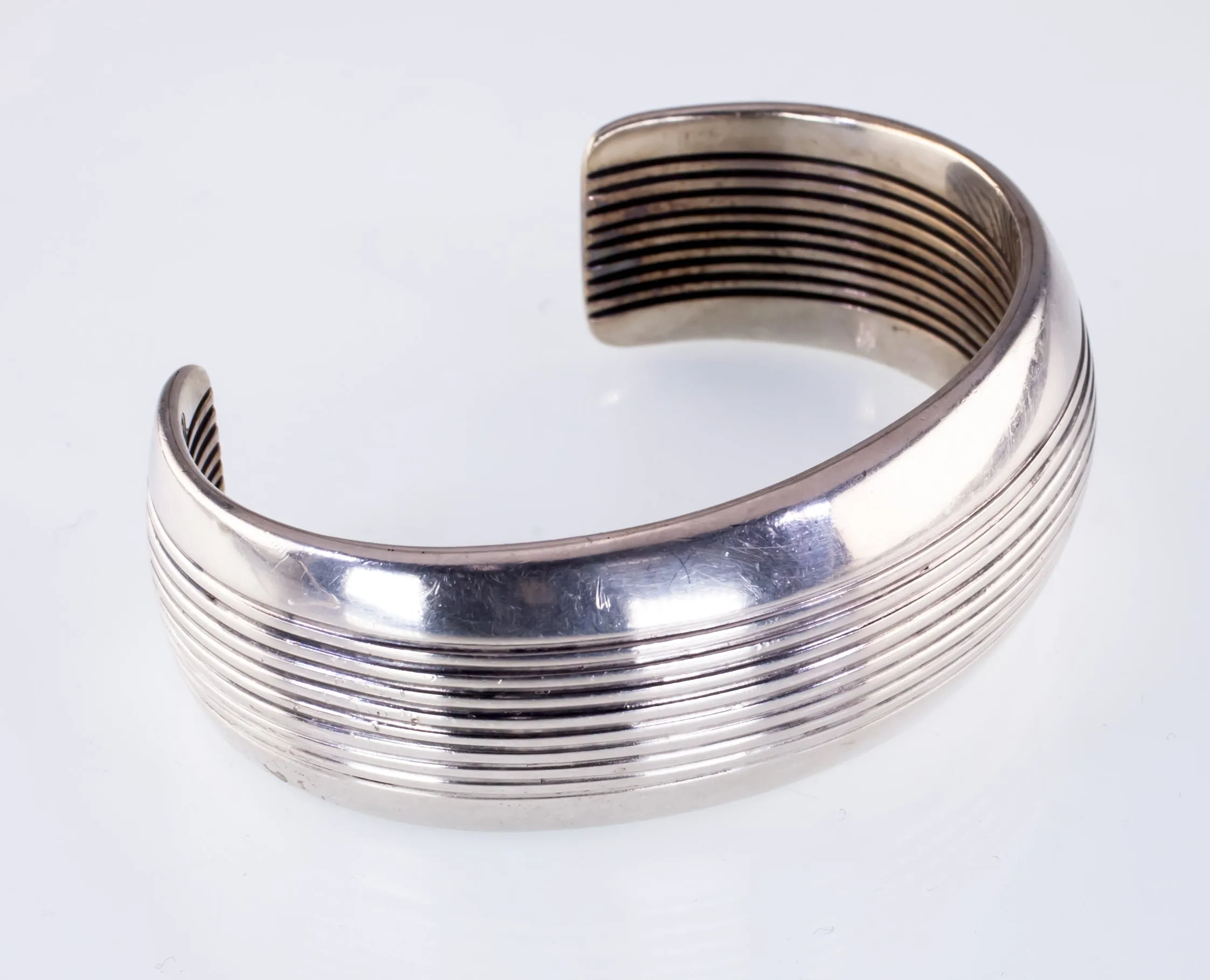 Allison Snowhawk Lee Sterling Silver Cuff Bracelet