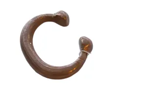 Antique African Copper Alloy Snake Cuff Bracelet