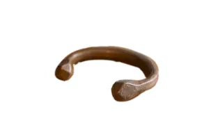 Antique African Copper Snake Cuff Bracelet