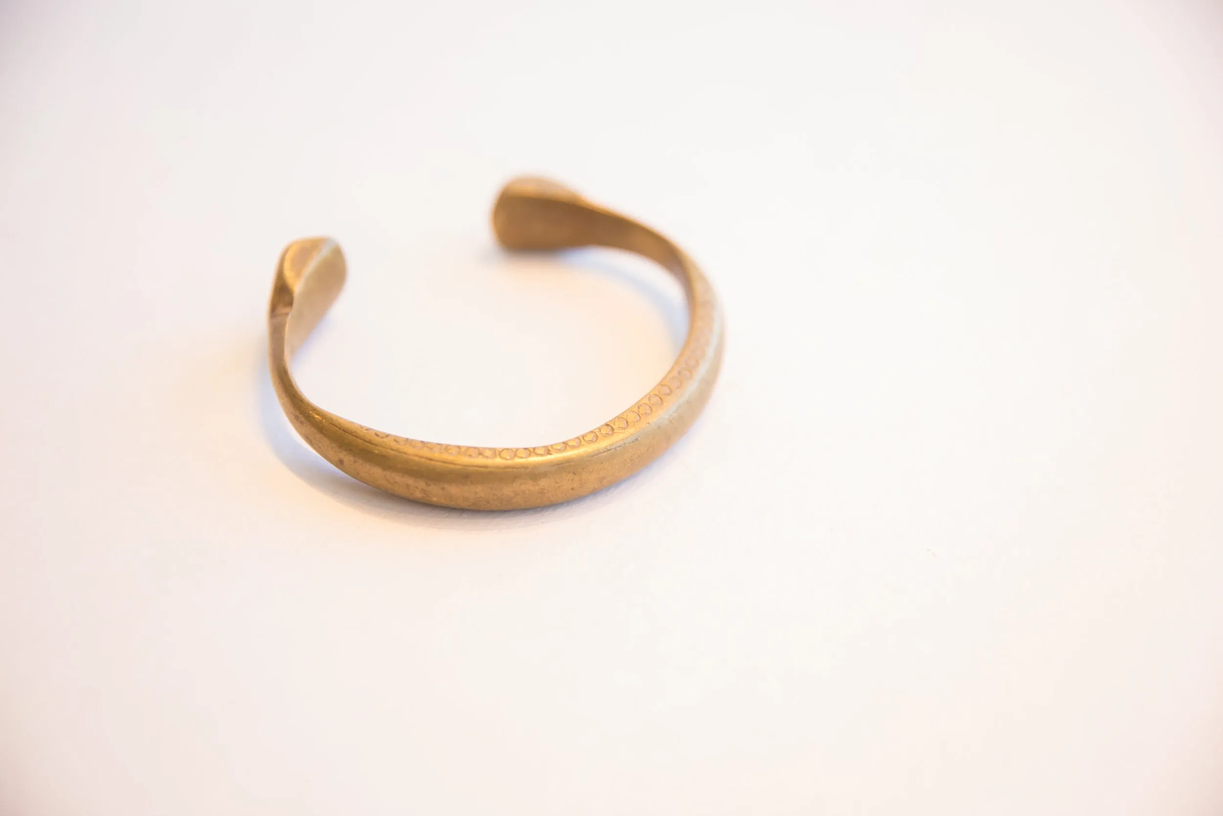 Antique African Snake Cuff Bracelet