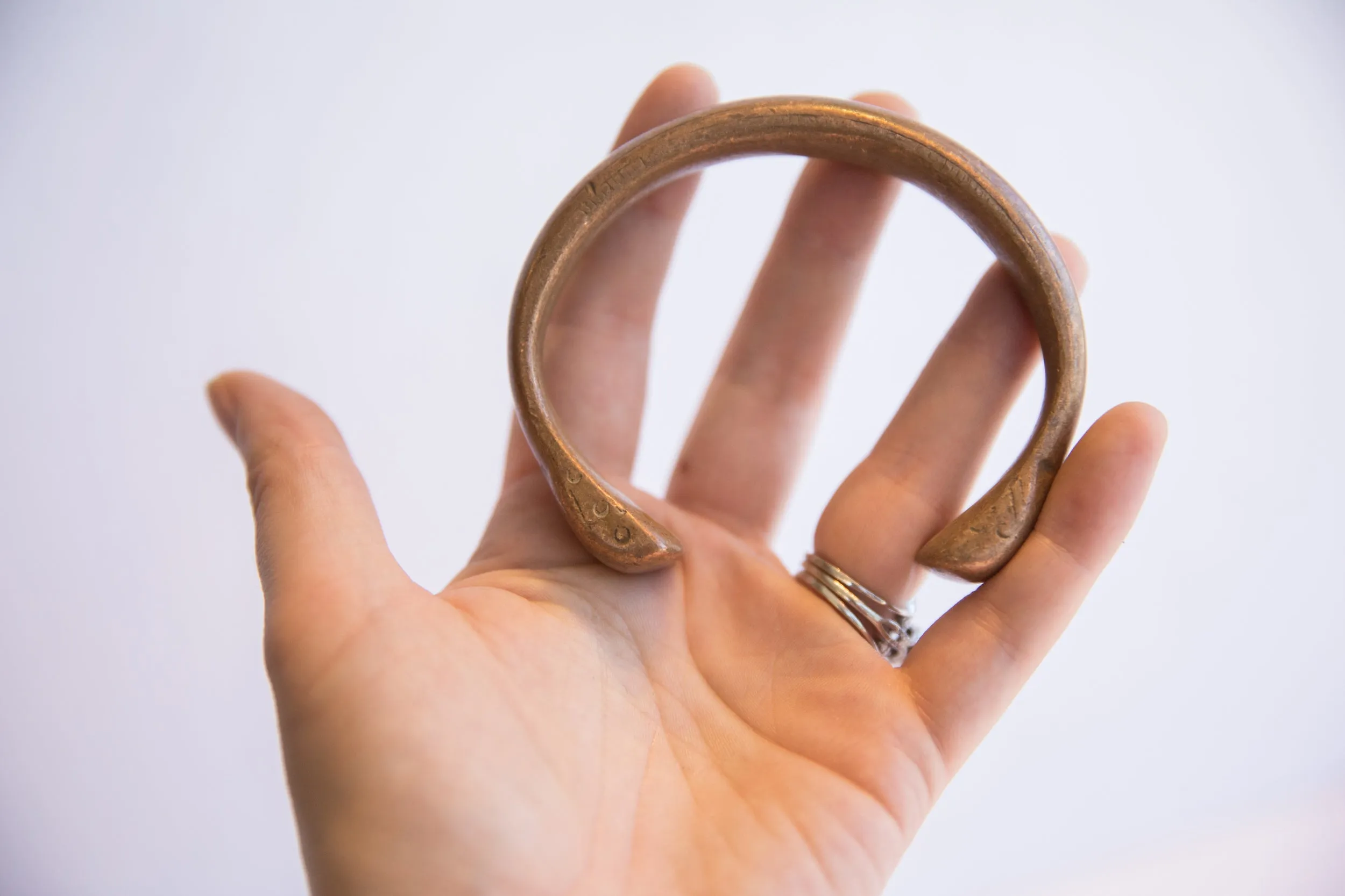 Antique African Snake Cuff Bracelet