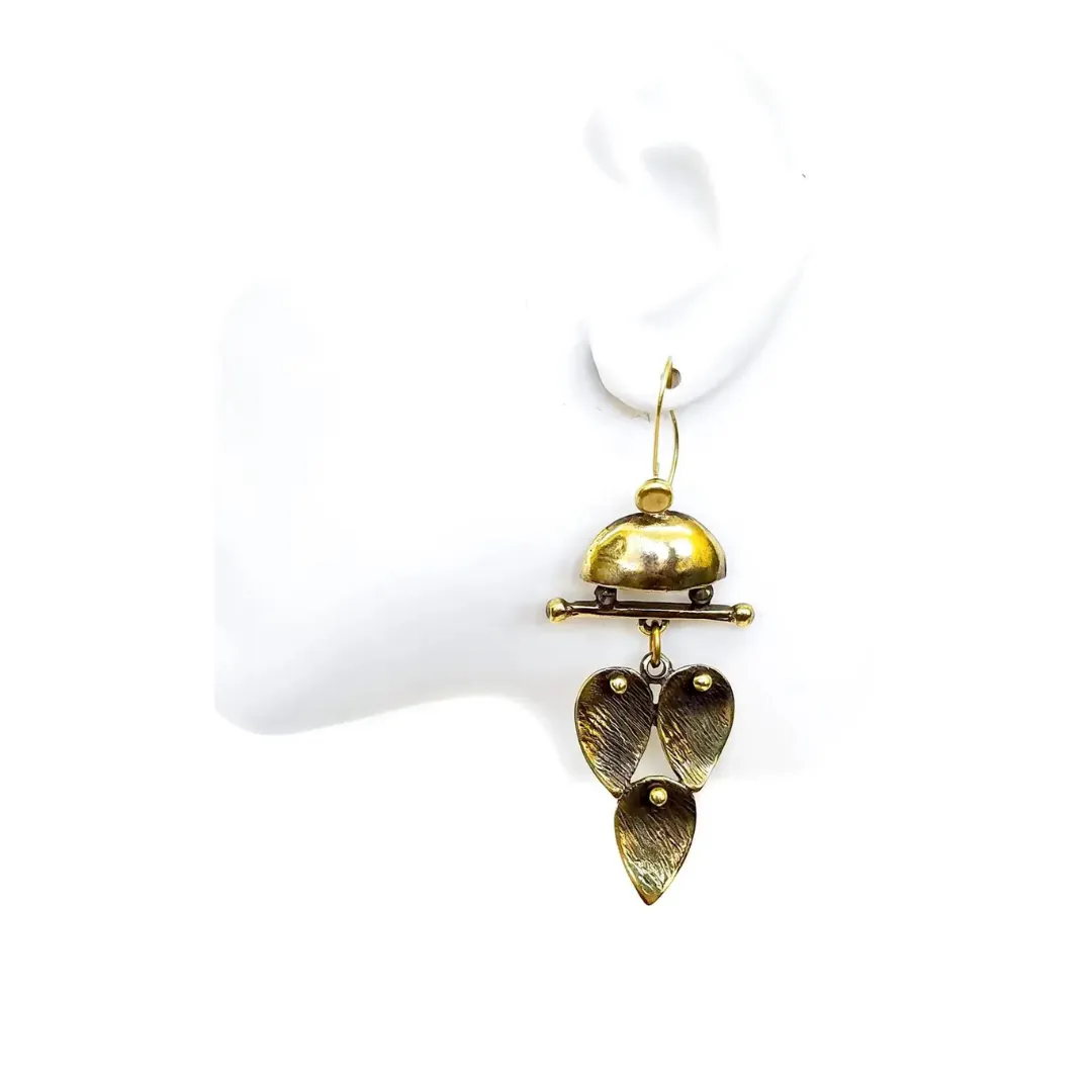 Antique Bronze Dangle Earrings