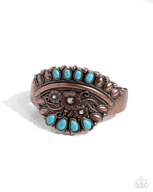 Artisan Age - Copper (Turquoise Stone) Bracelet