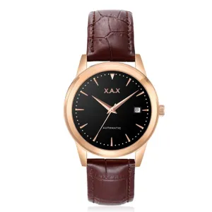 Automatic SelfWind Men Watch Stainless Steel Transparent Case WaterProof Date Movement Wristwatch Mechanism Relojes Para Hombre