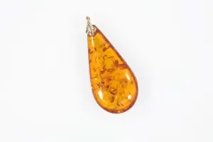 Baltic Amber 14K Yellow Gold Bail Pendant 2.2g