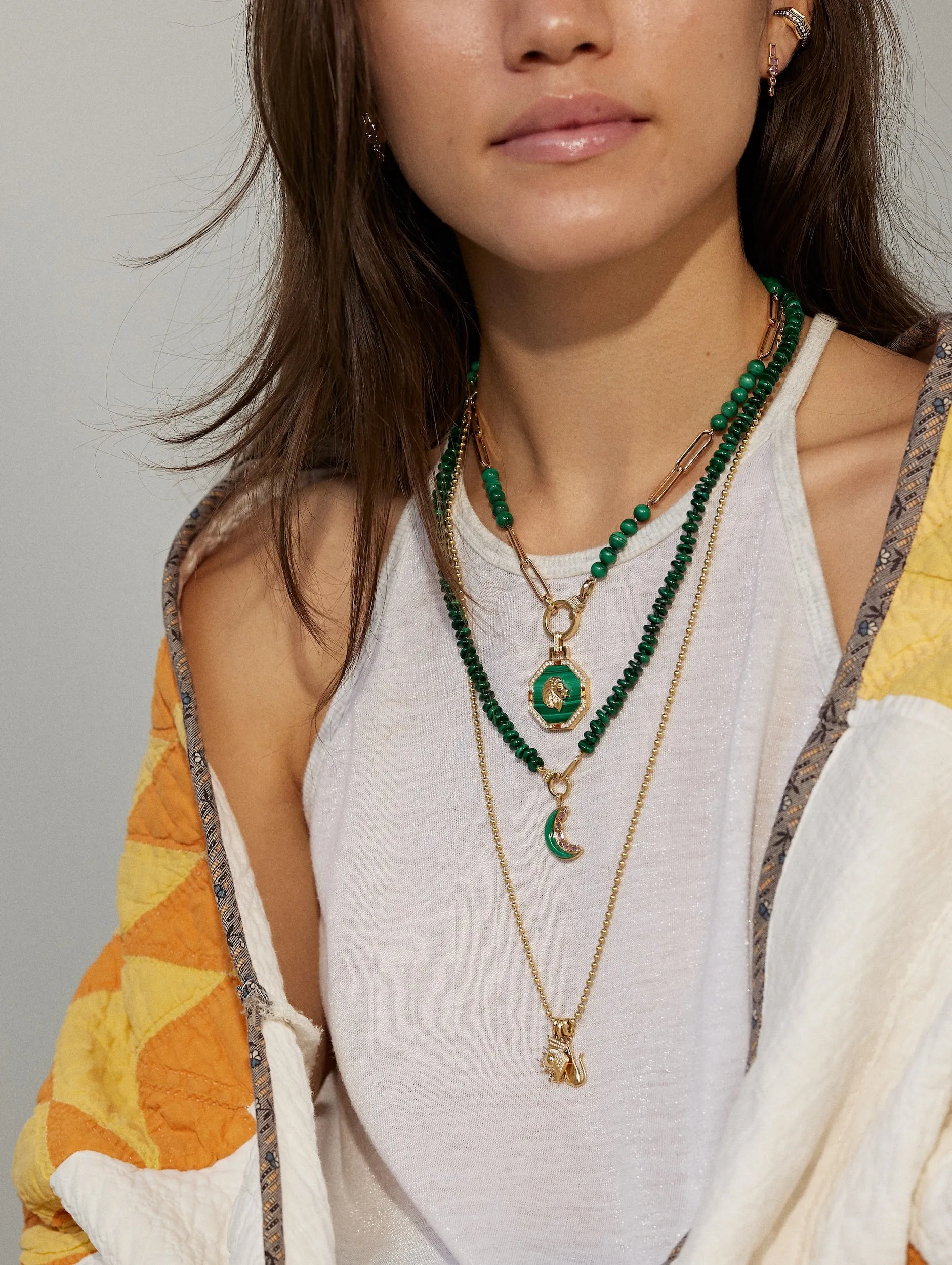 Beaded Paperclip Chain