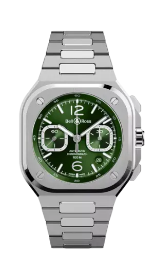 Bell Ross BR 05 CHRONO GREEN STEEL