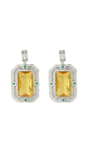 BerryBetty - ZIRCON GEOMETRIC EARRINGS