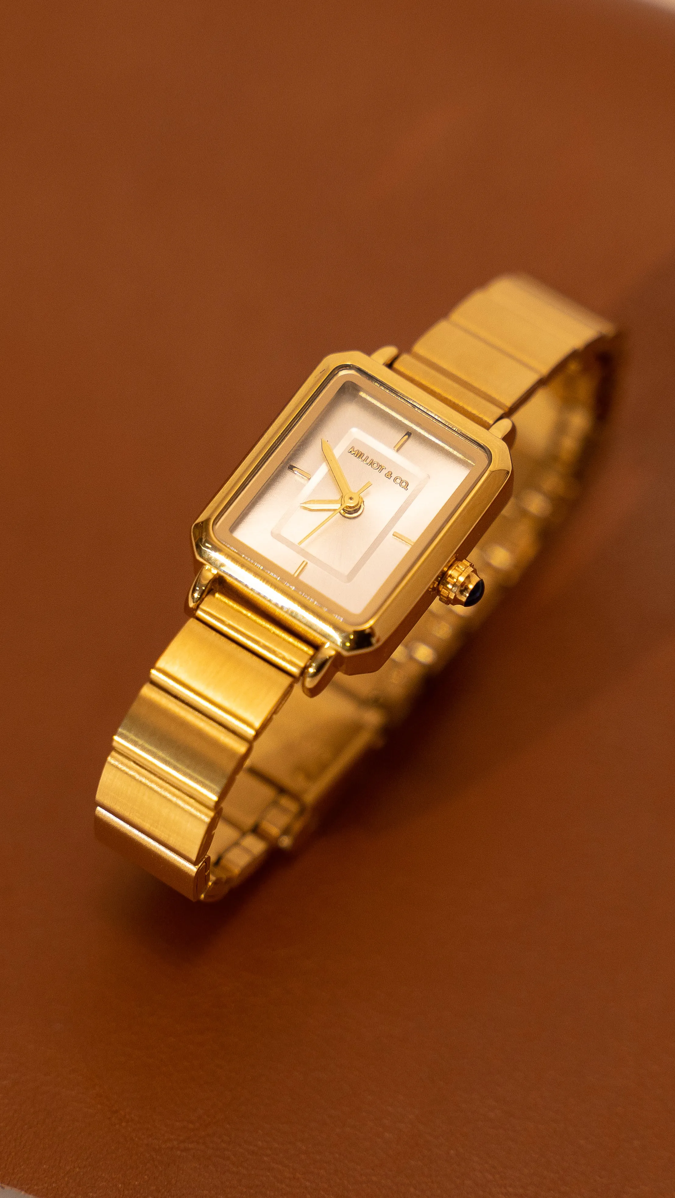 Betty Gold Stainless Steel Analog Watches (Gold)