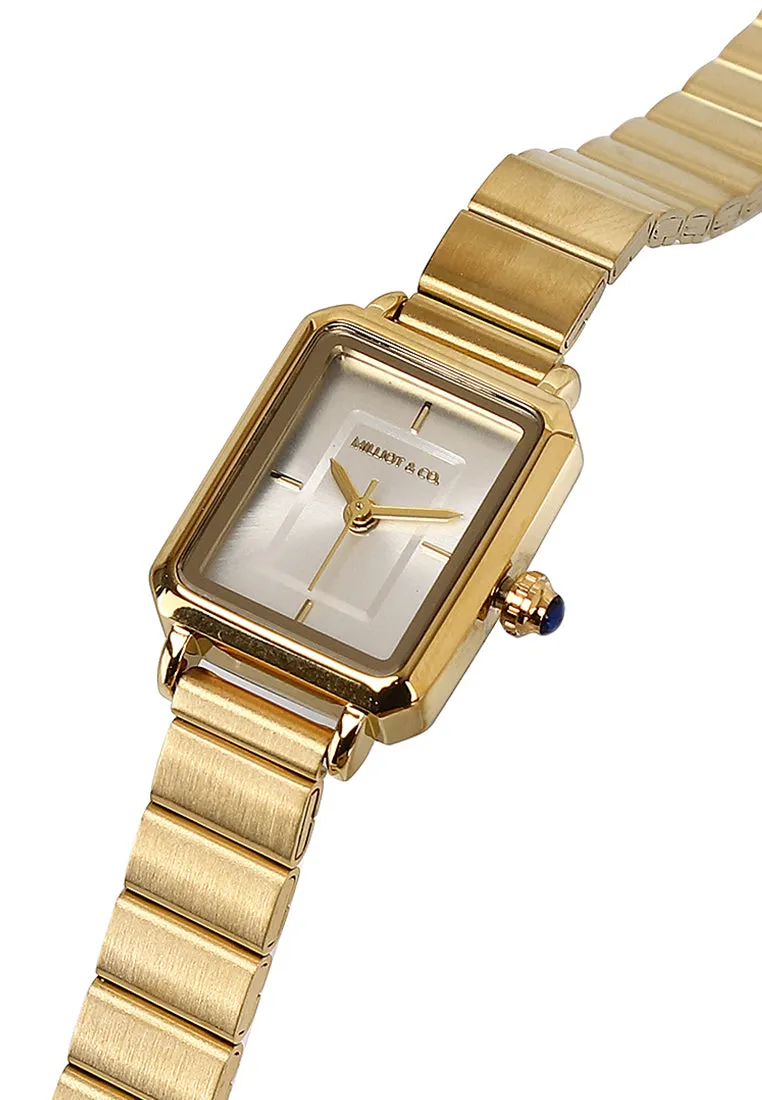 Betty Gold Stainless Steel Analog Watches (Gold)