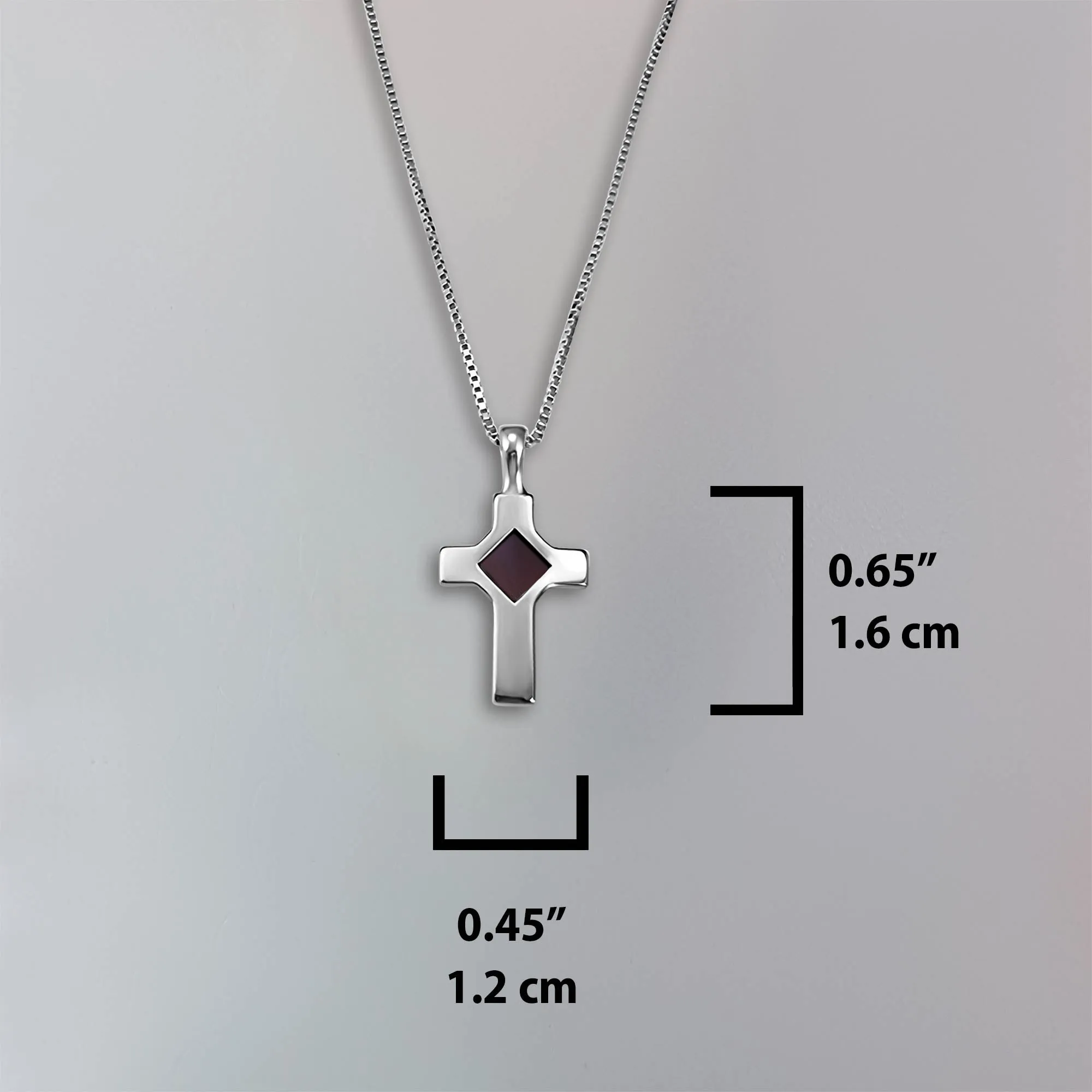 Biblical Necklace With Nano Holy Bible - Petite Cross Necklace