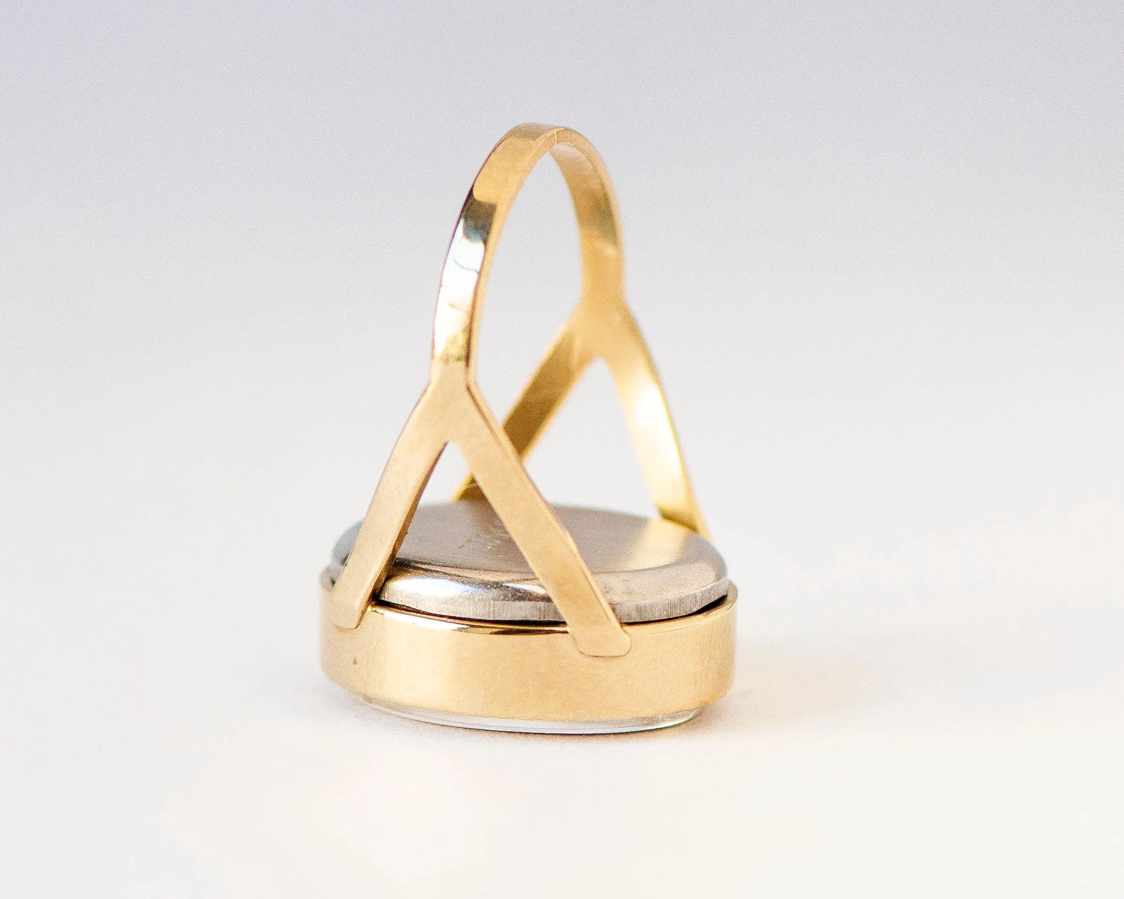 Black women watch ring Seagull, unused gold shade lady ring watch jewelry, cocktail accessory oval ring watch graduation gift watch ring