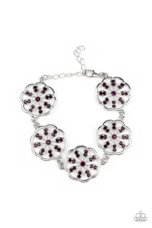 Blooming Bling Purple Paparazzi Bracelet