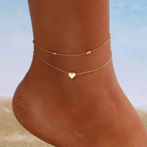 Bohemia Anklets for Women Summer Beach Foot Chains Boho Beads Butterfly Bracelet Charm Anklet Set Ankle Jewelry Accessories