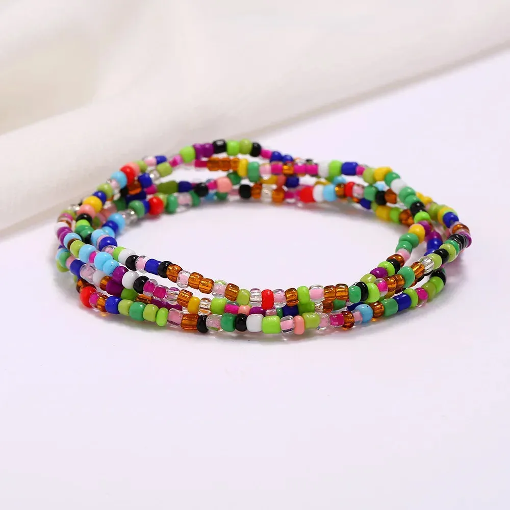 Bohemia Beads Ankle Bracelet Body Jewelry Summer Handmade Beach Anklets For Women Waistchain Foot Chain Girls Accessories Gifts