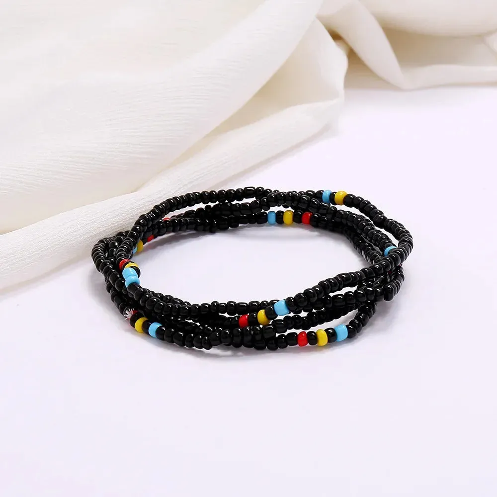 Bohemia Beads Ankle Bracelet Body Jewelry Summer Handmade Beach Anklets For Women Waistchain Foot Chain Girls Accessories Gifts