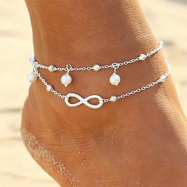 Bohemia Beads Ankle Bracelet, Body Jewelry