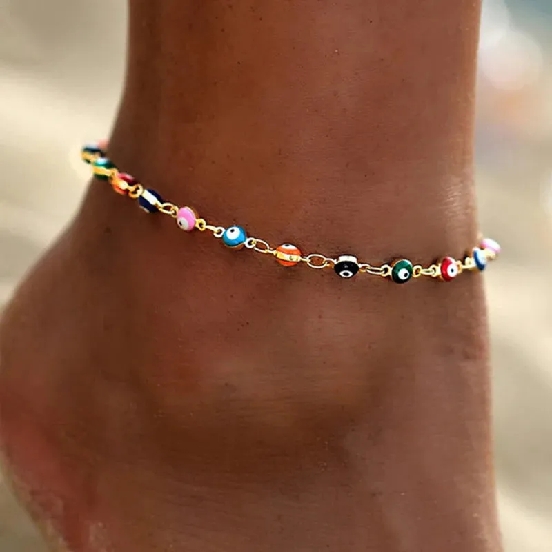 Bohemia Beads Ankle Bracelet, Body Jewelry