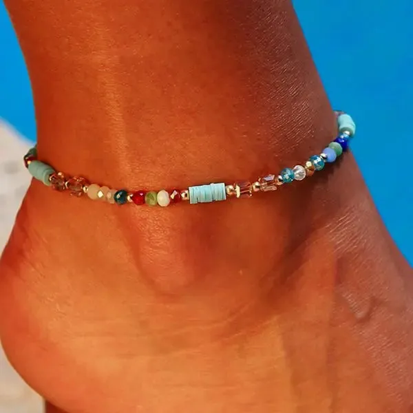 Bohemia Beads Ankle Bracelet, Body Jewelry