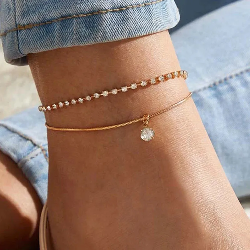 Bohemia Beads Ankle Bracelet, Body Jewelry
