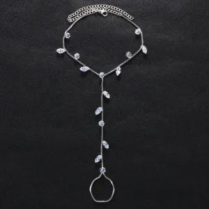 Bohemian Crystal Anklet Toe Bracelet