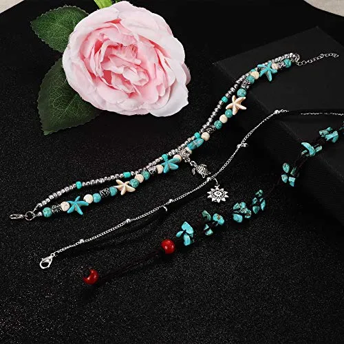 Boho Anklet Jewelry Set