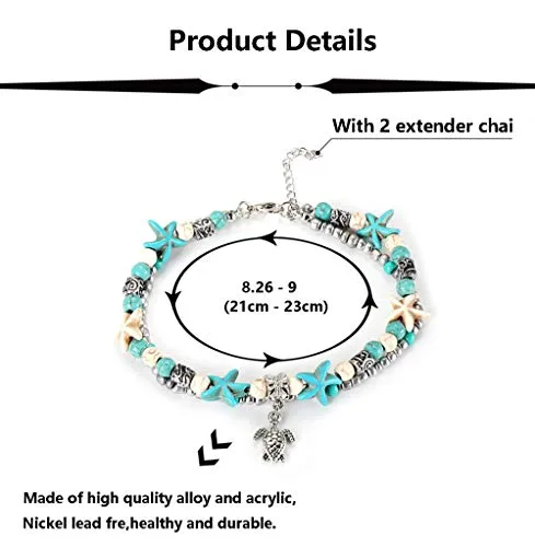 Boho Anklet Jewelry Set