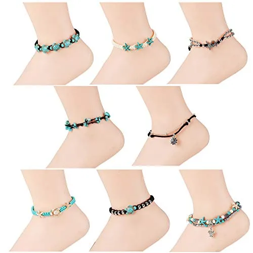 Boho Anklet Jewelry Set