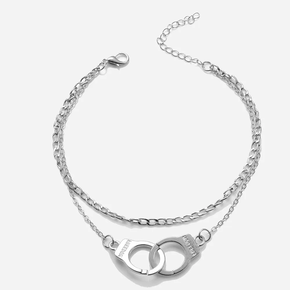 Boho Style Star Anklet Multilayer