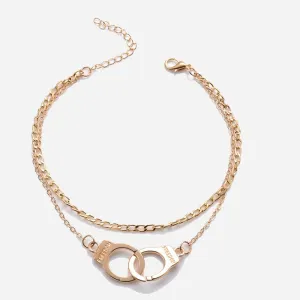 Boho Style Star Anklet Multilayer
