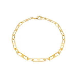Boxed Elongated Mariner Chain Anklet